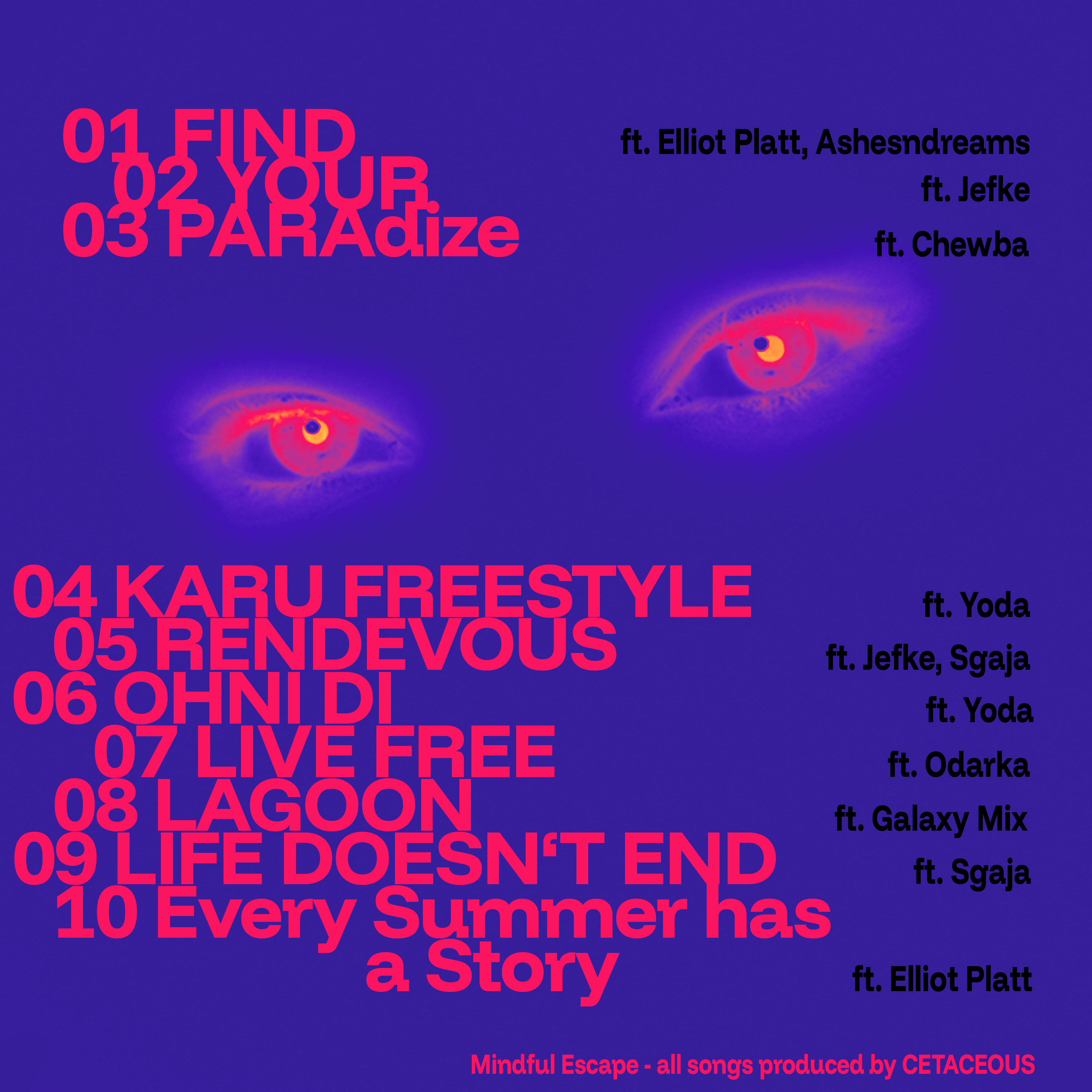 Tracklist mental escape
